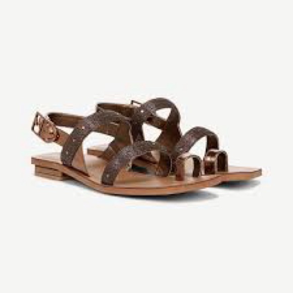 SARTO By Franco Sarto Shoes - SARTO By Franco Sarto Brown Minimalist Sandals Size 11 NWOT
